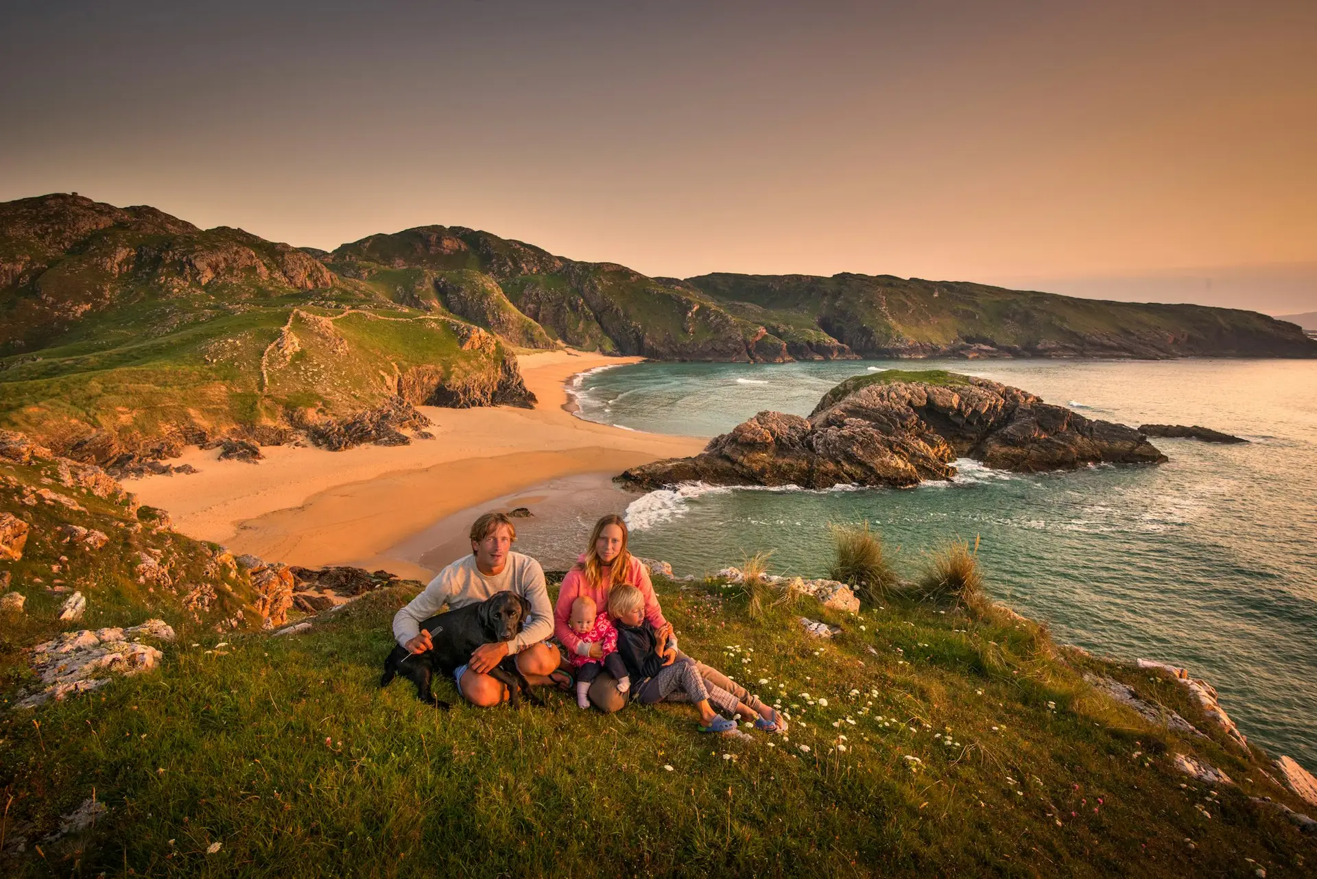 Irish family relaxing on vacation thanks to their buy to let property investment in ireland. rental property mortgage